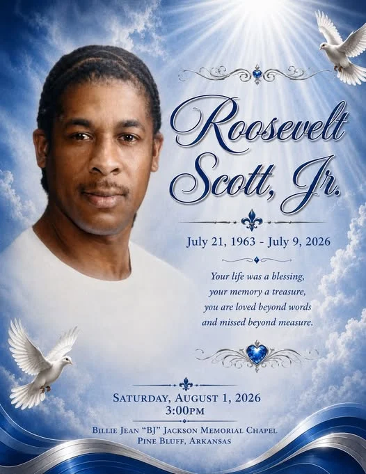 Roosevelt Scott Jr. Obituary, Cause of Death - Pine Bluff, Arkansas Community Mourns